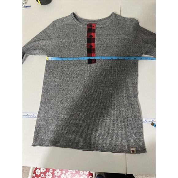 Stanfield's Heritage Grey Cotton-Blend Waffle Knit Shirt Men's Size S - Picture 7 of 8